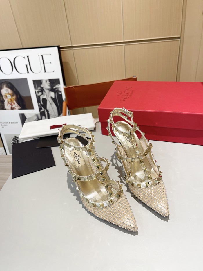 Women leather heel sandal shoes, size 34-42, SS88-691-692