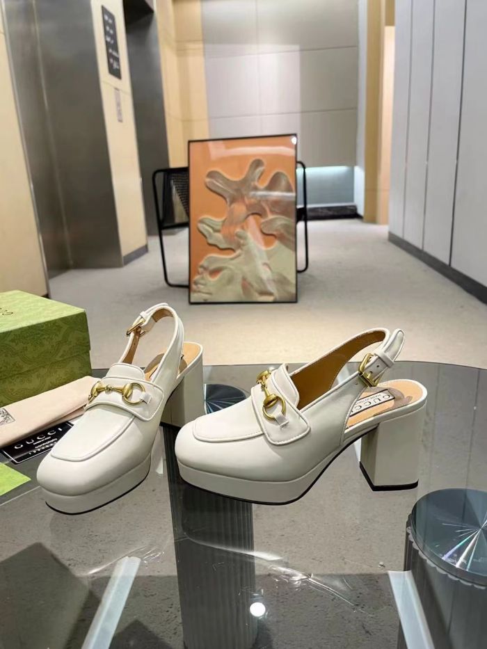 Women leather heel sandal shoes, heel 8.5cm,size 35-42, SS88-706