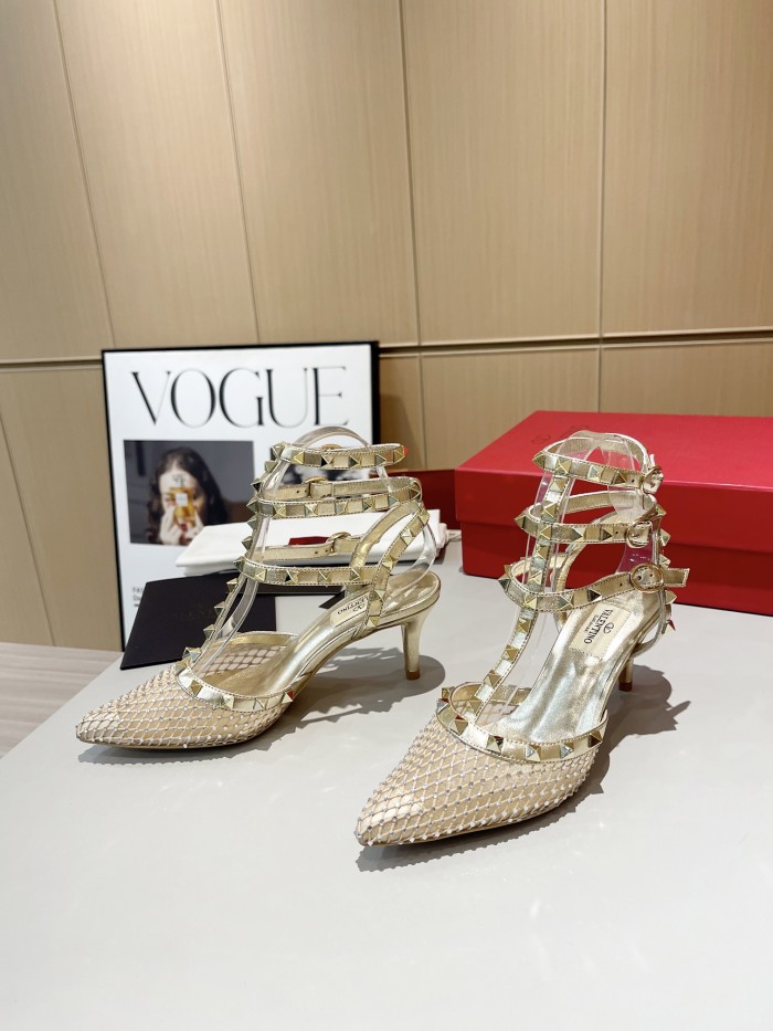Women leather heel sandal shoes, size 34-42, SS88-691-692