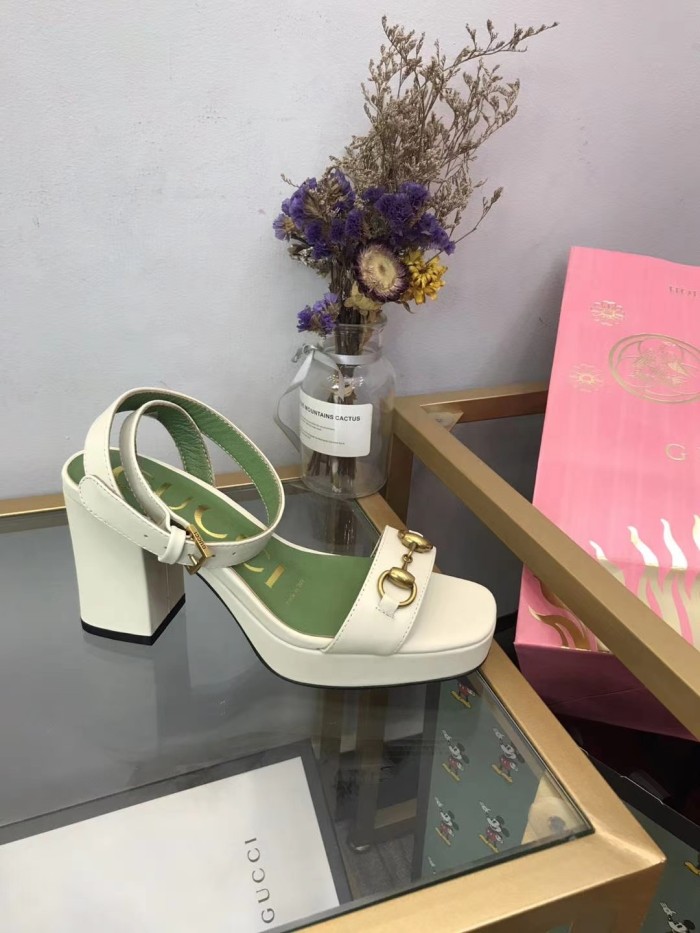 Women leather heel sandal shoes, heel 8.5cm,size 35-42, SS88-701