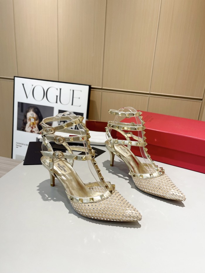 Women leather heel sandal shoes, size 34-42, SS88-691-692