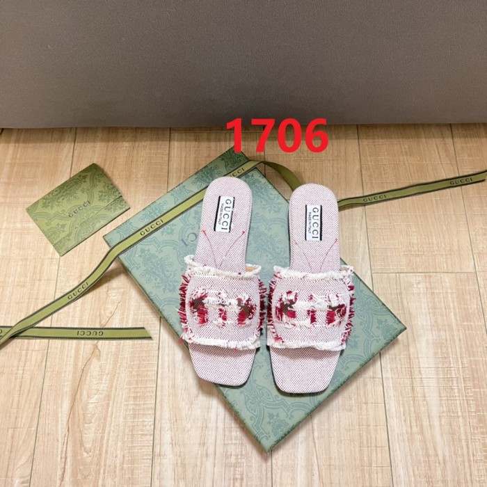 Women flat slipper shoes,  size 35-41, SS50-1705-1707
