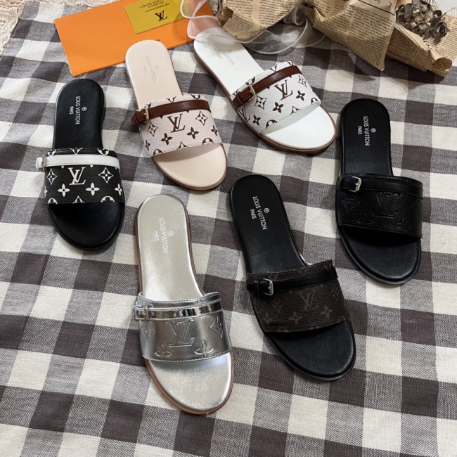 Women flat slipper shoes, size 36-42, SS50-1713-1718