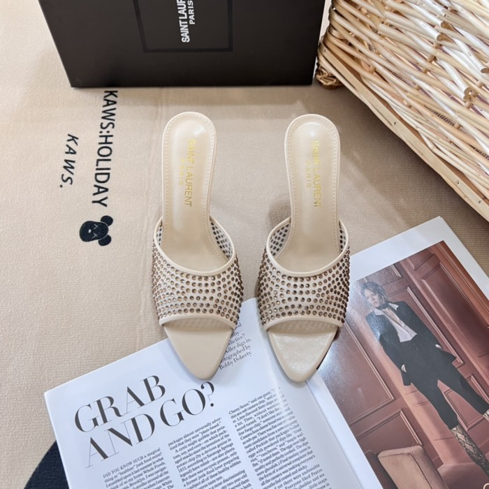 Women heel shoes, heel 7cm,size 34-40, SS60-2444-2445