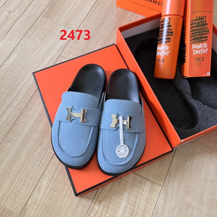 Women flat slipper shoes,  size 35-41, SS60-2470-2475