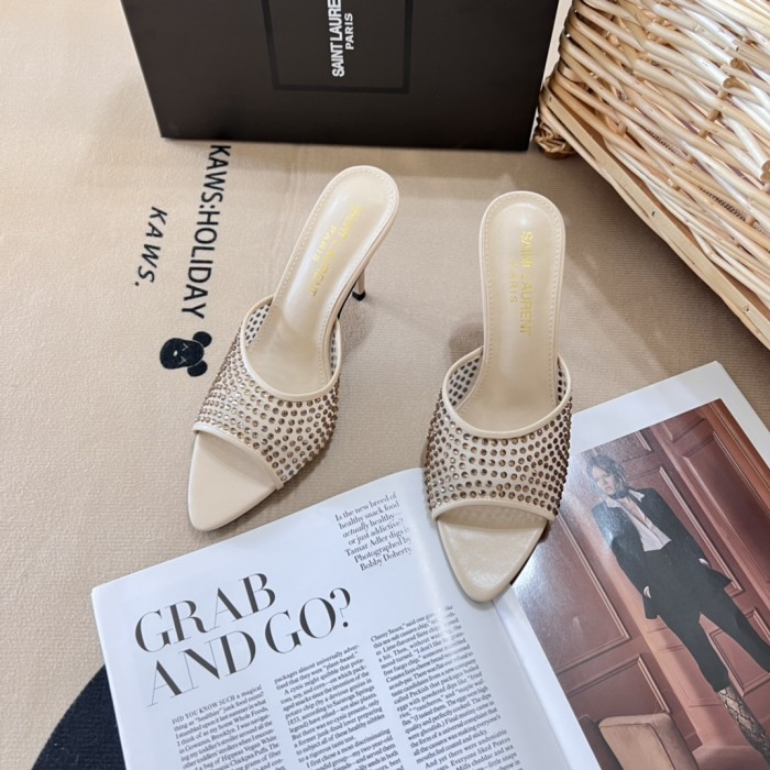 Women heel shoes, heel 7cm,size 34-40, SS60-2444-2445