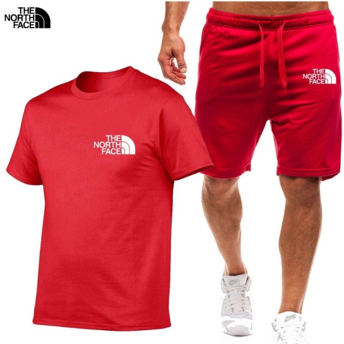 Sports and leisure Short-sleeved T-shirt and shorts set for men , S-3XL, CL20-448-457