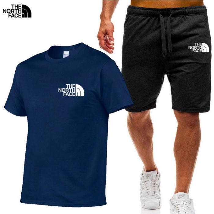 Sports and leisure Short-sleeved T-shirt and shorts set for men , S-3XL, CL20-448-457
