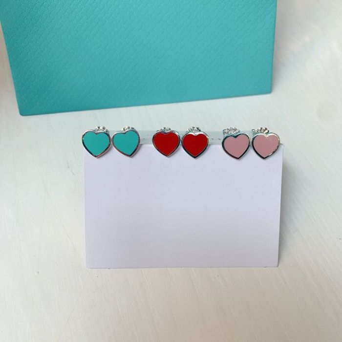 Heart-shaped Love earrings  jewelry ,with box,  J25-1725-1732