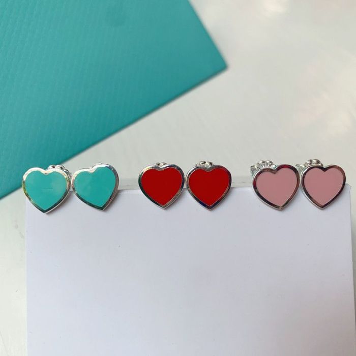 Heart-shaped Love earrings  jewelry ,with box,  J25-1725-1732