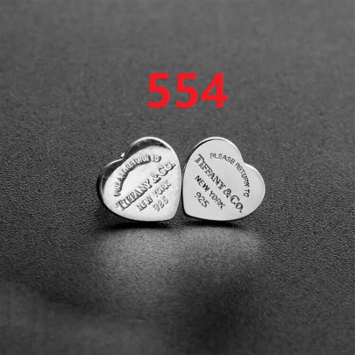 Heart-shaped Love earrings  jewelry ,with box,  J20-554