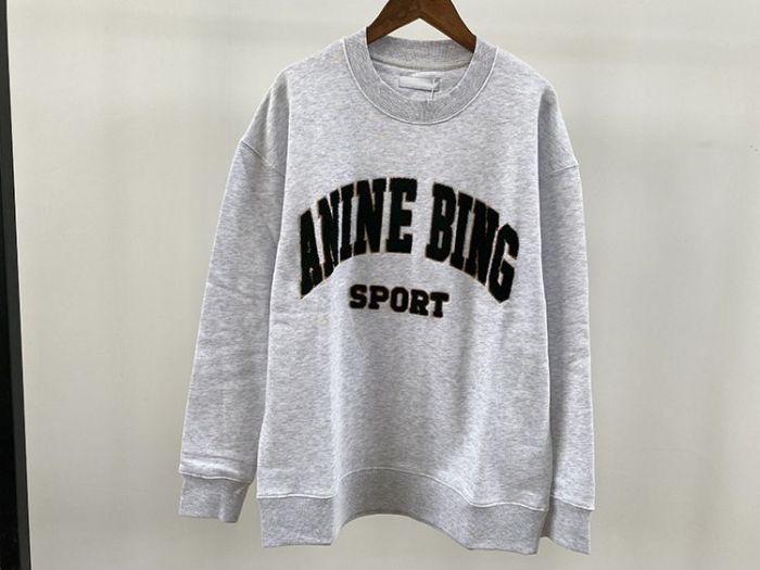 Women's men fashion embroidered crew neck loose hoodie clothes, XS-M-L,CL78-149