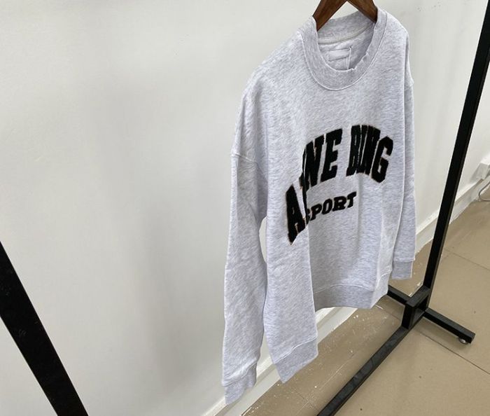Women's men fashion embroidered crew neck loose hoodie clothes, XS-M-L,CL78-149