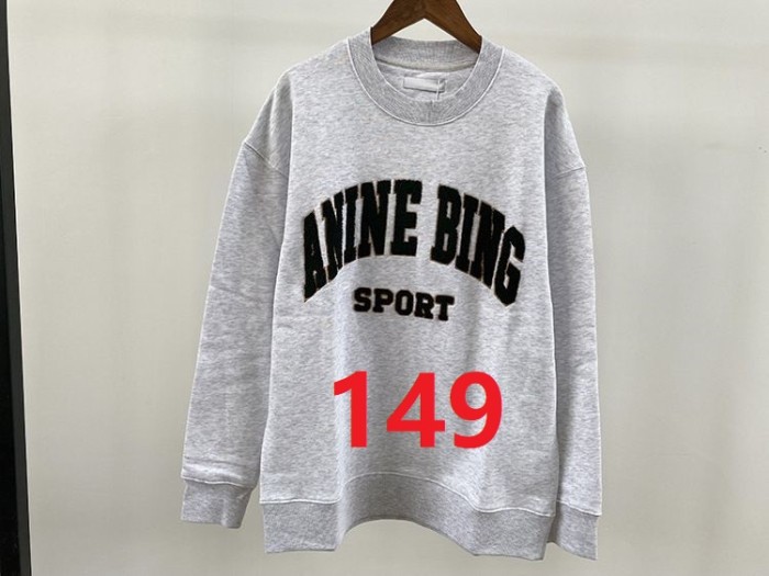 Women's men fashion embroidered crew neck loose hoodie clothes, XS-M-L,CL78-149