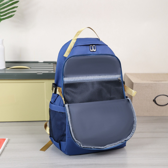 Nylon backpack school bag ,  no box, size 48x34x15cm , B20-274