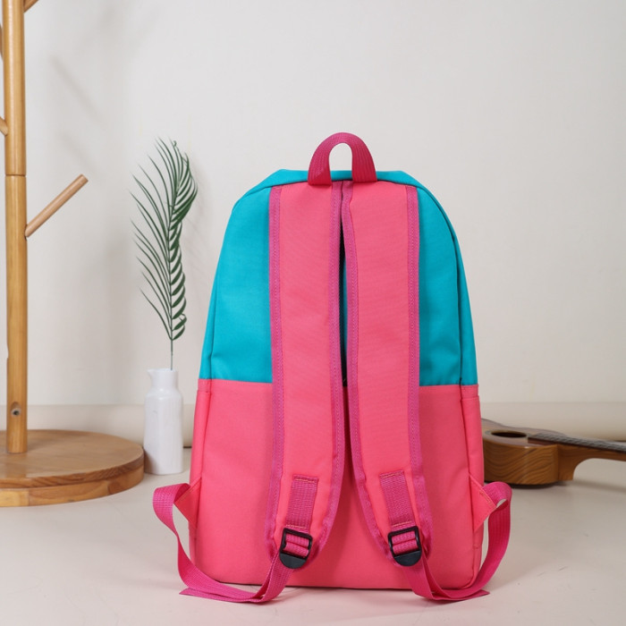 Nylon backpack school bag ,  no box, size 43x30x13cm , B20-262
