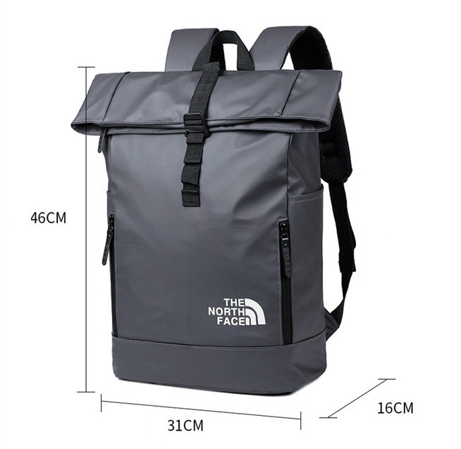 Waterproof canvas backpack school bag ,  no box, size 46x31x16cm , B20-257-258