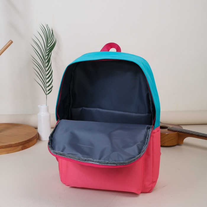 Nylon backpack school bag ,  no box, size 43x30x13cm , B20-262