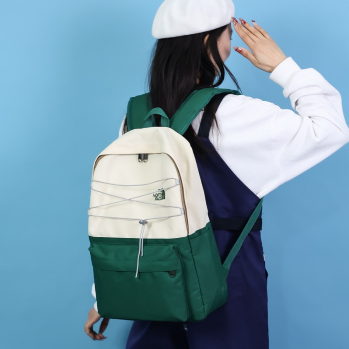 Nylon backpack school bag ,  no box, size 43x30x13cm , B20-262
