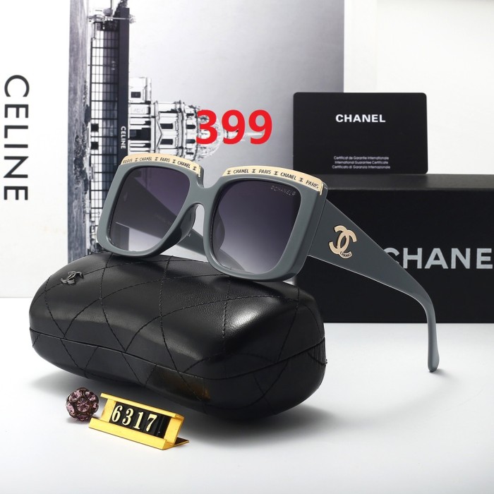 Blue light blocking sunglasses with the box and case ,G25-395-399