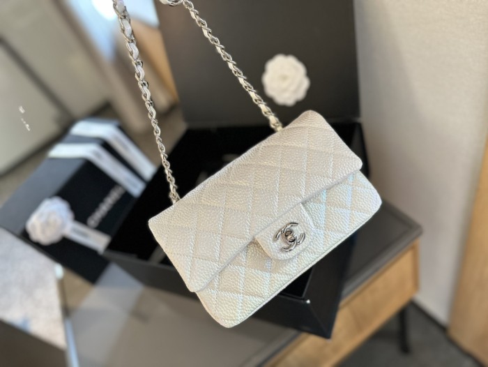 Split leather bag ,3A ,size 20cm,no box,  B75-3054