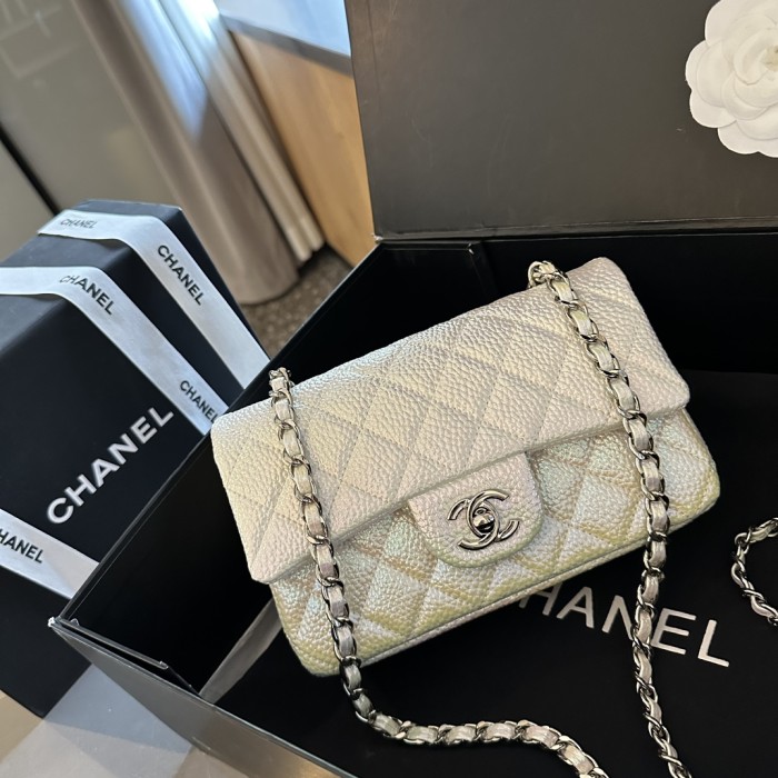 Split leather bag ,3A ,size 20cm,no box,  B75-3054