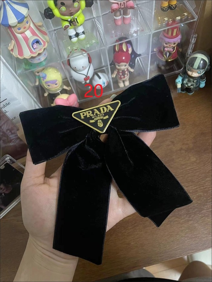 Double-sided velvet bow hair clip，J15-20