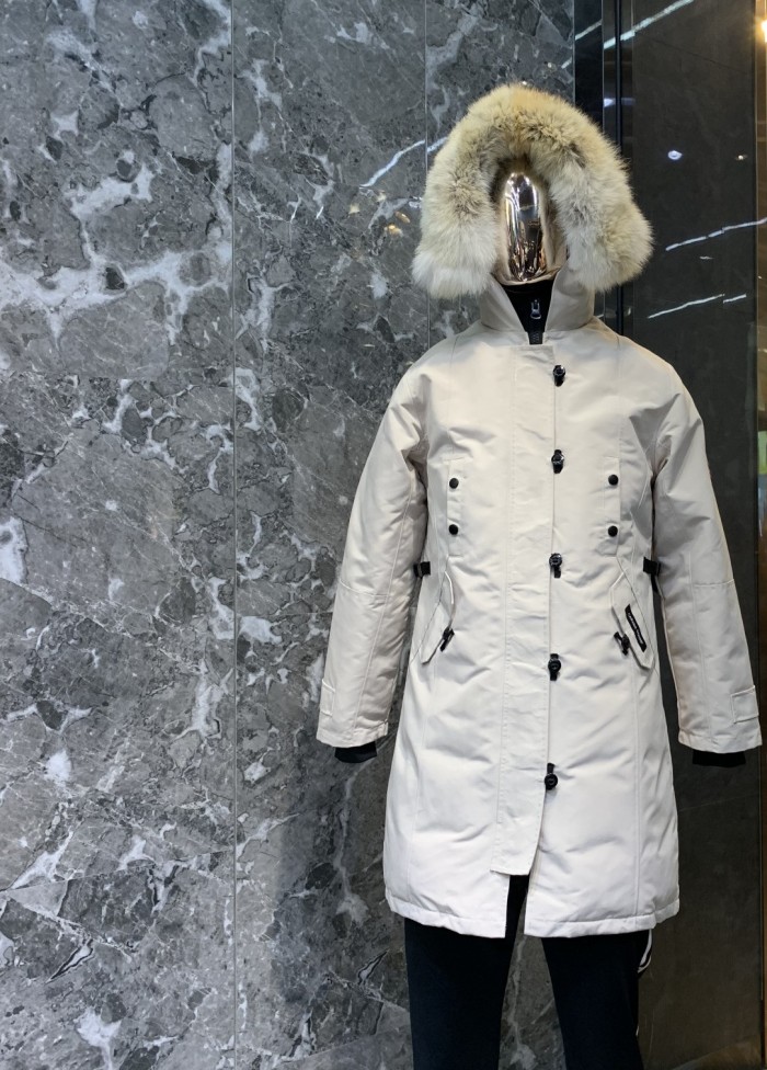 Women's winter thick duck down jacket coat, CL128-4