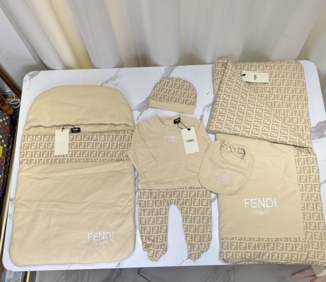 Newborn Baby crawl suit five-piece suit Cloak quilt set clothes , CL110-7