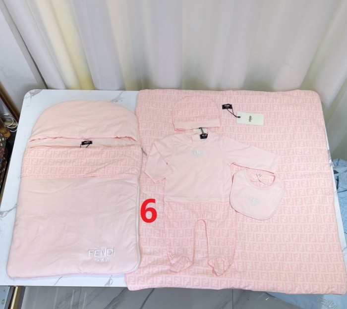 Newborn Baby crawl suit five-piece suit Cloak quilt  set clothes , CL110-5