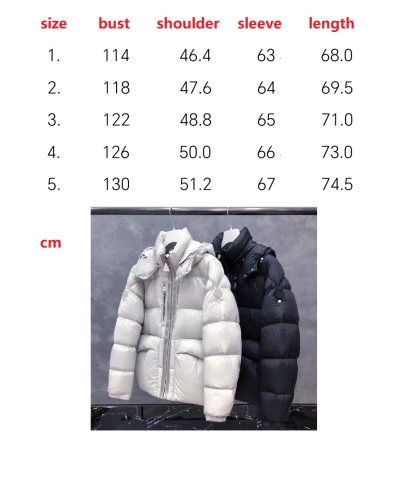 Winter thick white duck down jacket coat clothes for men women, CL158-25-26