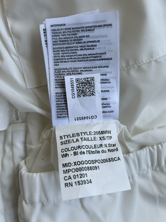 Winter thick white duck down jacket coat clothes for men , CL200-7