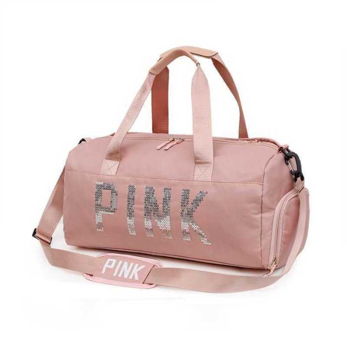 Gym bag Travel tote Nylon waterproof storage bag ,  no box, size 47x18x24cm , B25-9-10