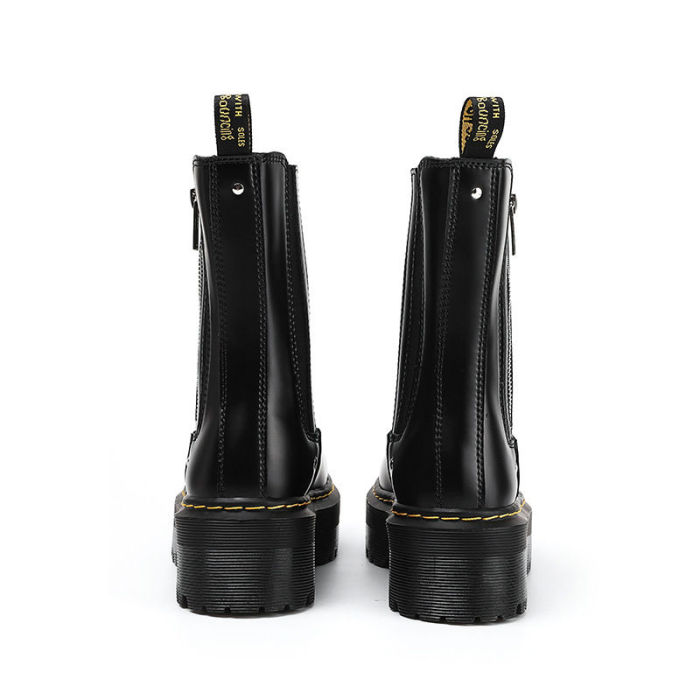 Women's platform boots, split leather, size 34-41, standard size，with box,SS80-580