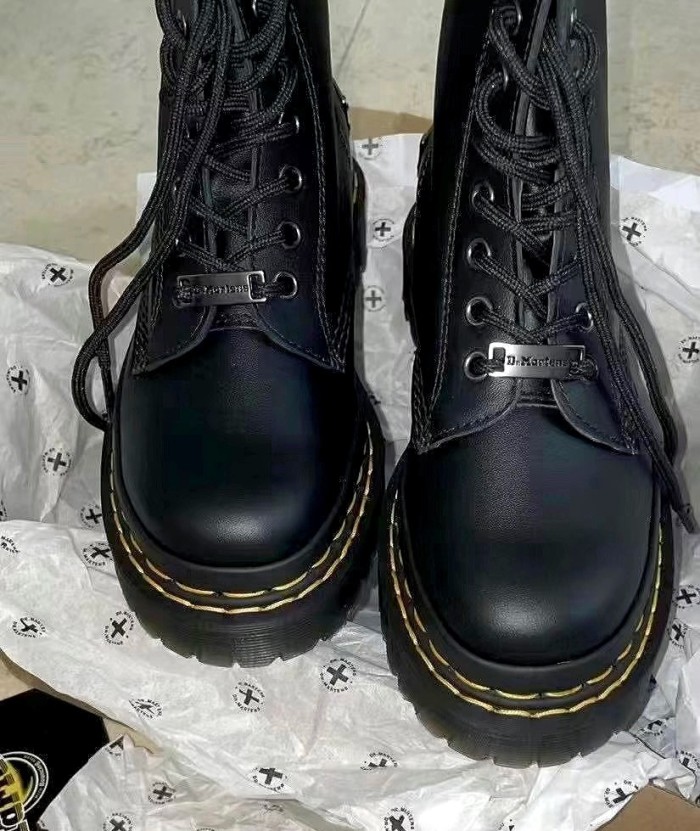 Women's platform boots, split leather, size 34-41, standard size，with box,SS80-579