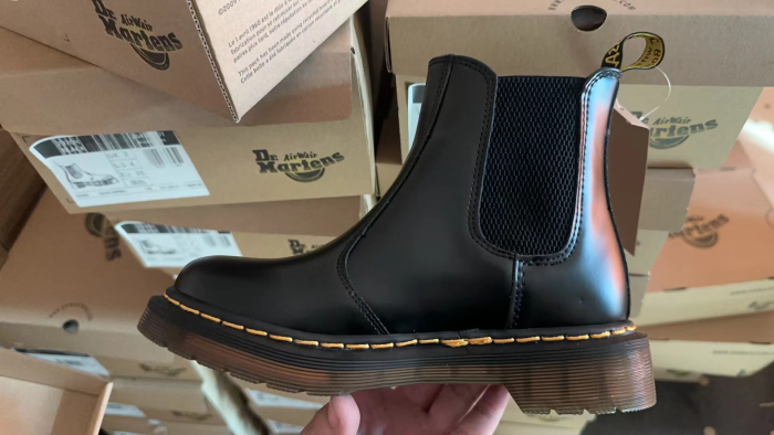 Women's platform boots, split leather, size 35-46, standard size，with box,SS80-576-577