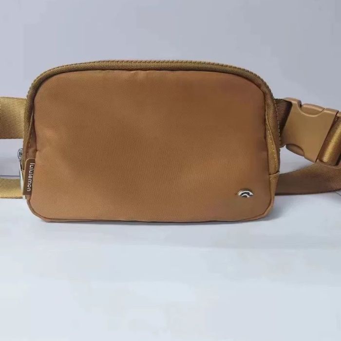Waterproof nylon running yoga crossbody bag chest bag，size 19*5.5*13cm,B20-296-313
