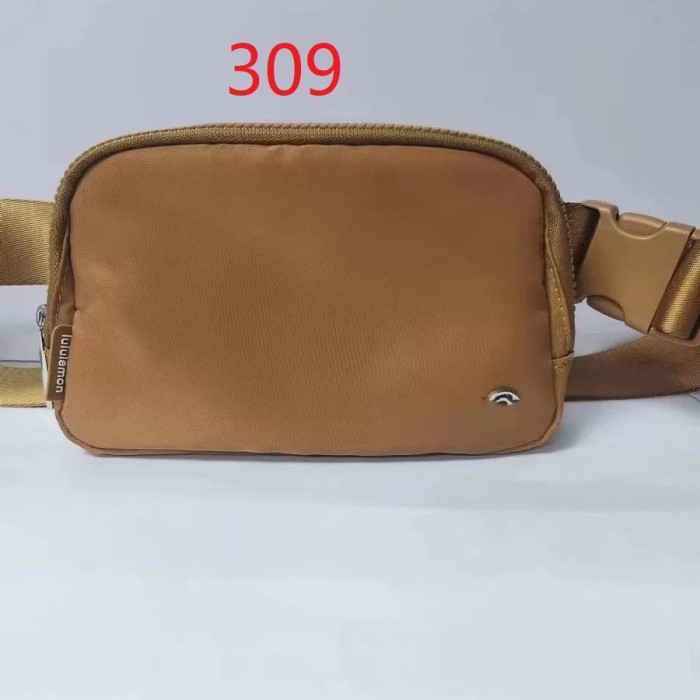 Waterproof nylon running yoga crossbody bag chest bag，size 19*5.5*13cm,B20-296-313