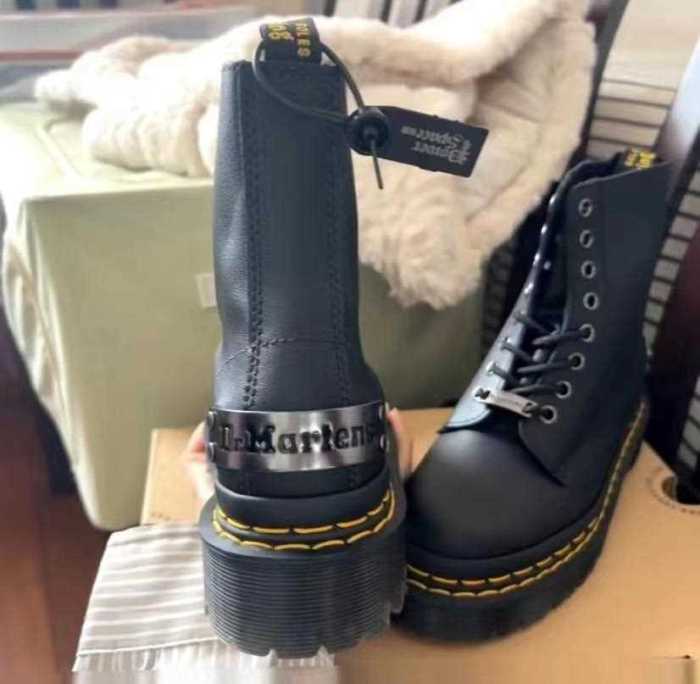Women's platform boots, split leather, size 34-41, standard size，with box,SS80-579