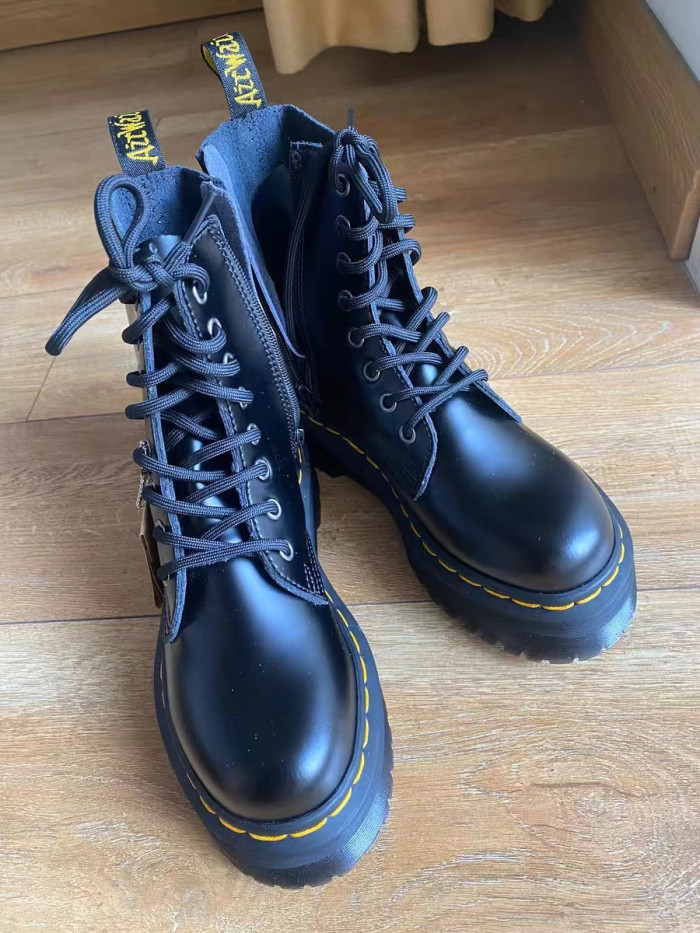 Women's platform boots, split leather, size 35-45, standard size，with box,SS80-578