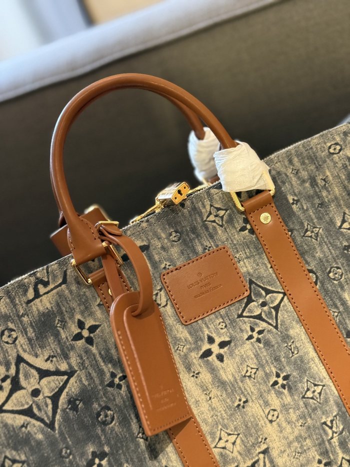 Canvas split leather bag ,AAAA ,size 45cm,no box,  B88-1891