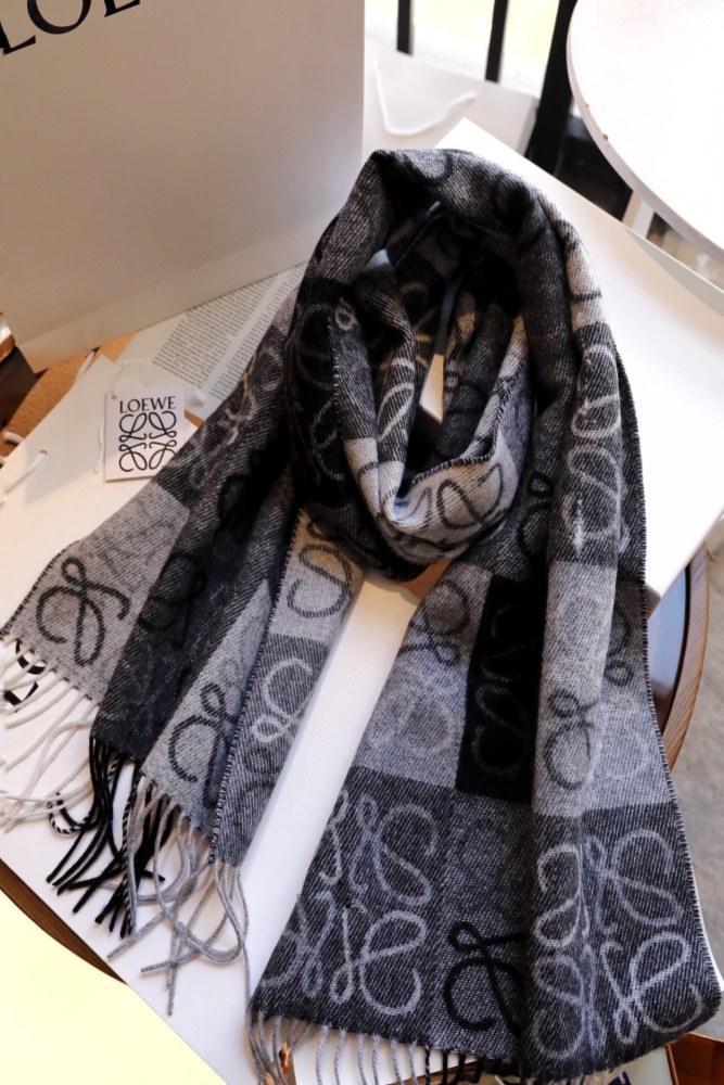 Cashmere cotton scarf , size 40X180cm, no box. SF25-24