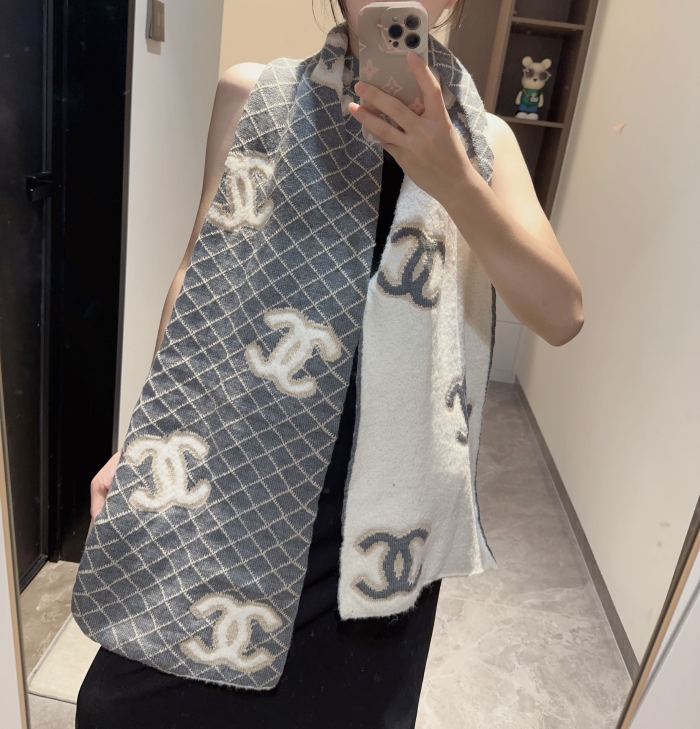 Cashmere cotton scarf, no box. SF25-27-29