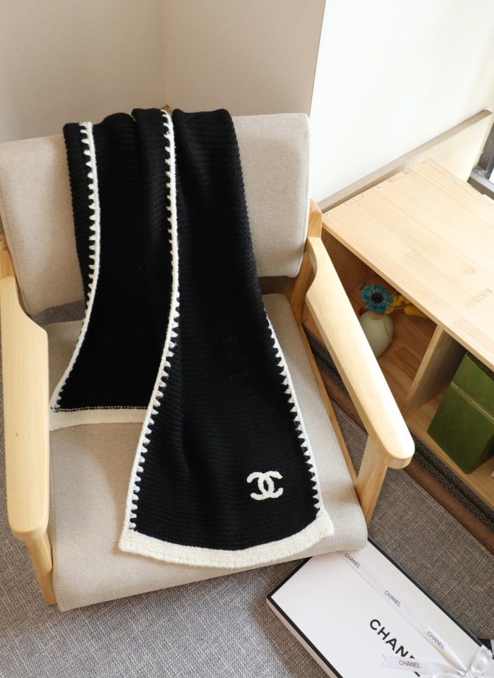 Cashmere cotton scarf , size 33x170cm, no box. SF25-25