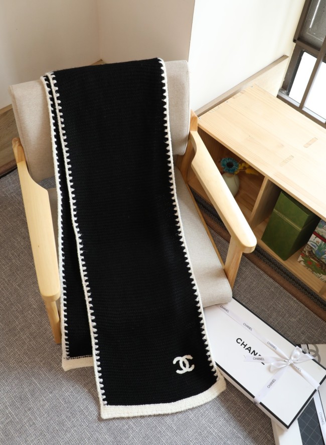 Cashmere cotton scarf , size 33x170cm, no box. SF25-25