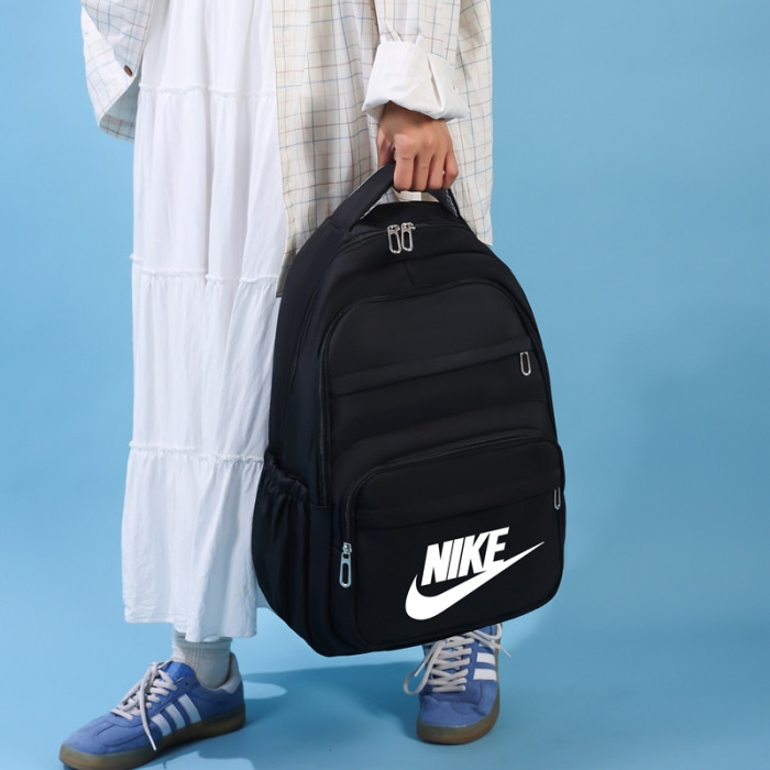 Nylon backpack school bag , size 32x45x18cm, no box , B20-6-9