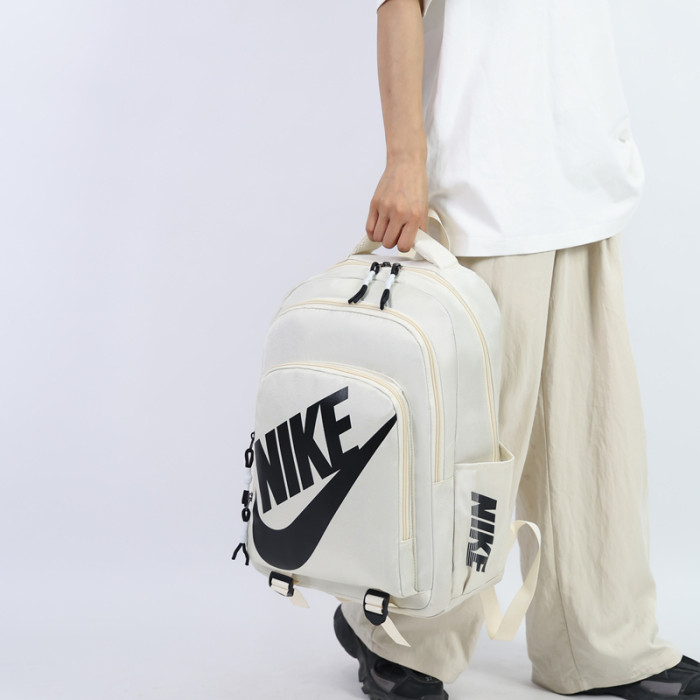 Canvas backpack school bag ,  no box, size 29x44x18cm, B25-1-3