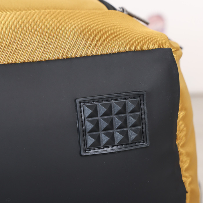 Canvas backpack school bag ,  no box, size 46x28x24cm, B25-4-8