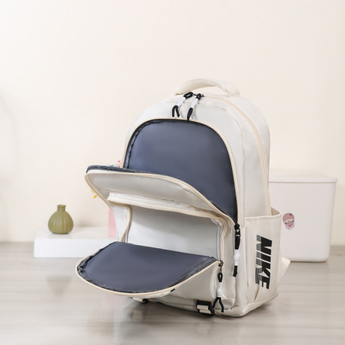 Canvas backpack school bag ,  no box, size 29x44x18cm, B25-1-3