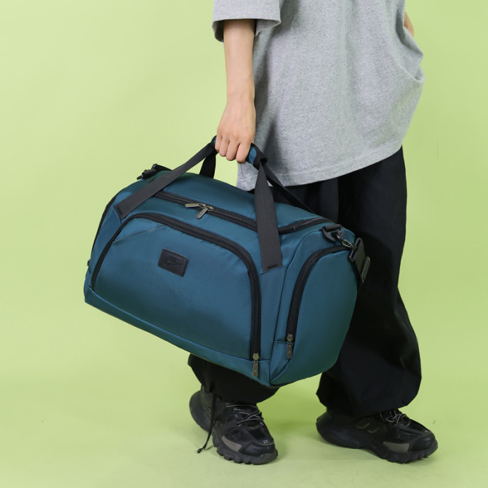 Canvas backpack school bag ,  no box, size 46x28x24cm, B25-4-8